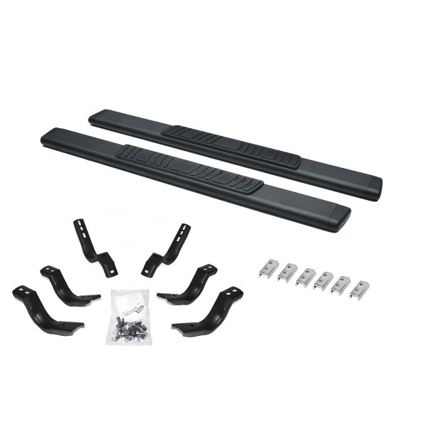 Go Rhino - 685409952T - 5in OE Xtreme Low Profile SideSteps Kit - 52in Long Textured black + Brackets