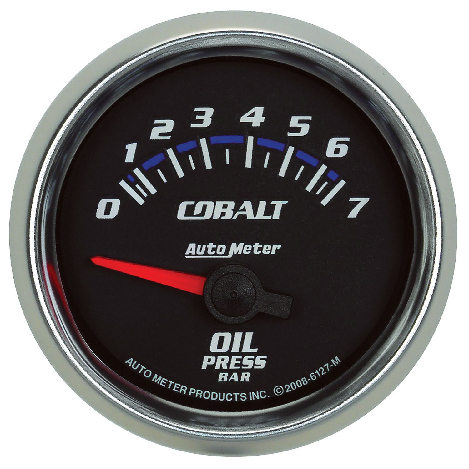 2-1/16 in. OIL PRESSURE, 0-7 BAR, COBALT