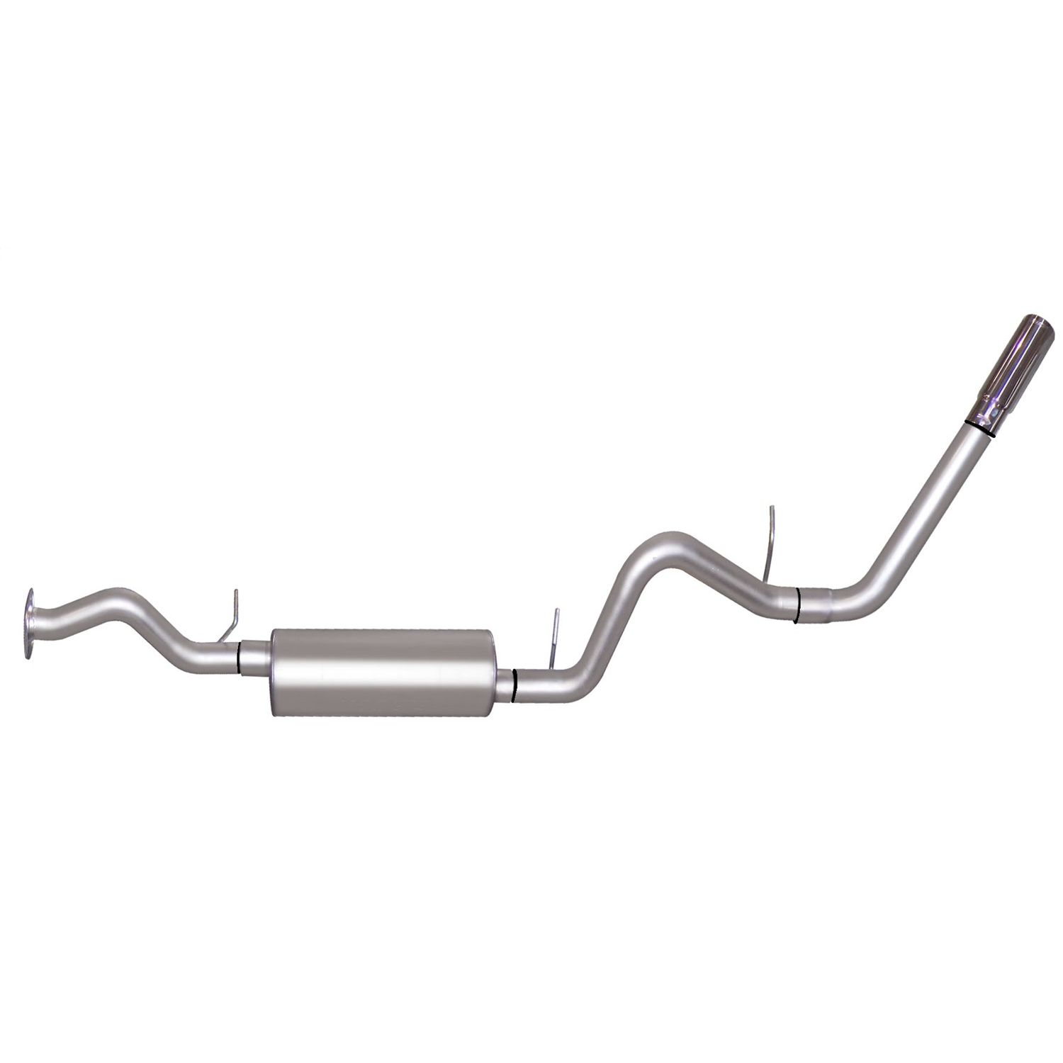 Cat-Back Single Exhaust System; Stainless