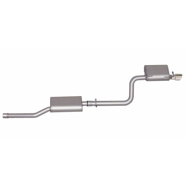 Axle Back Single Exhaust System; Stainless