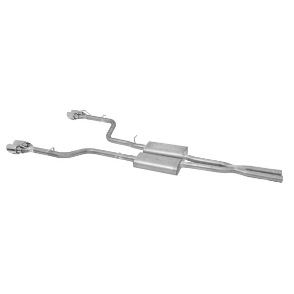 Cat-Back Dual Exhaust System; Stainless