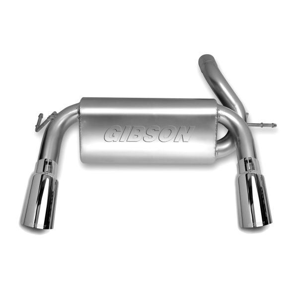 Cat-Back Dual Split Exhaust System; Stainless