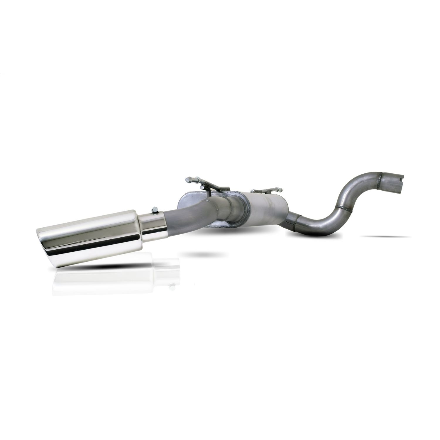 Cat-Back Single Exhaust System; Stainless