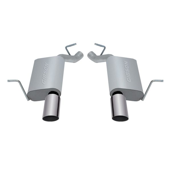 Axle Back Dual Exhaust System; Stainless