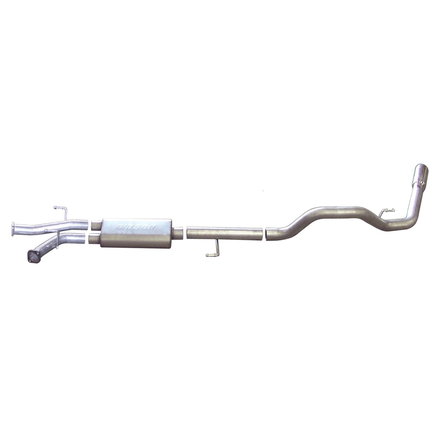 Cat-Back Single Exhaust System; Stainless