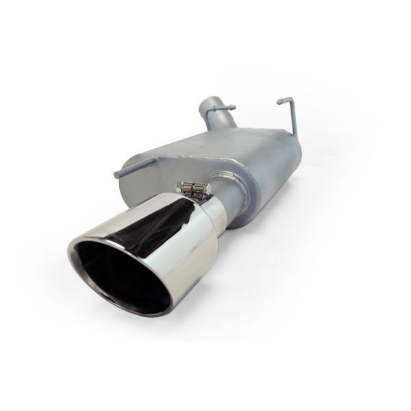 Axle Back Single Exhaust System; Stainless