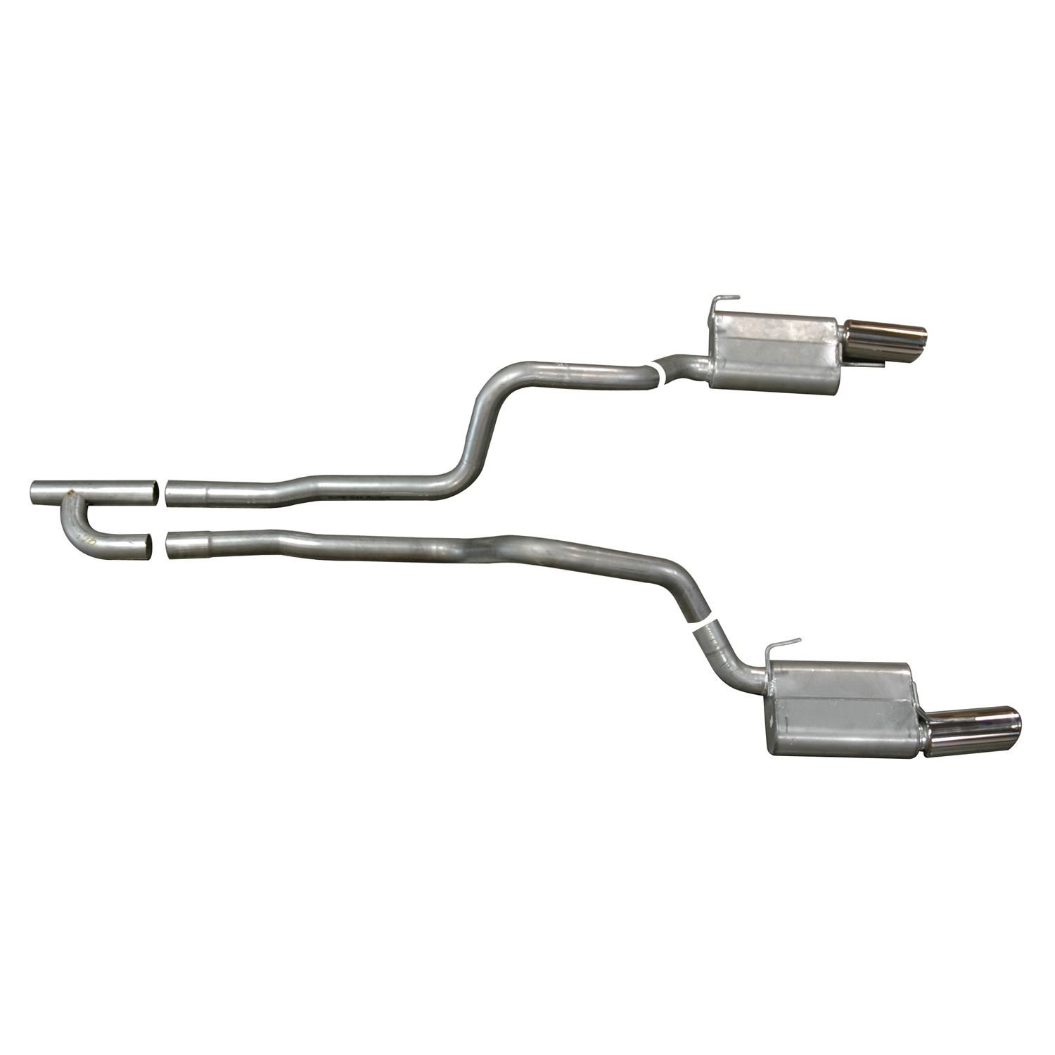 Cat-Back Dual Exhaust System; Stainless