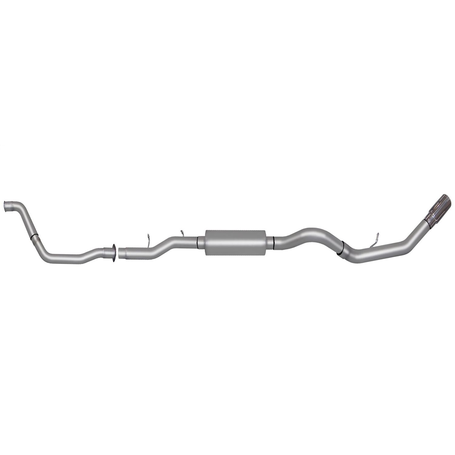 Turbo-Back Single Exhaust System; Stainless