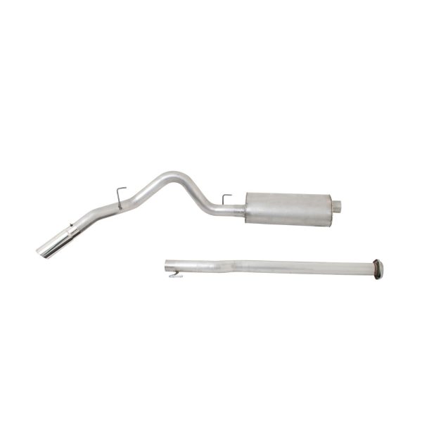 Cat-Back Single Exhaust System; Stainless