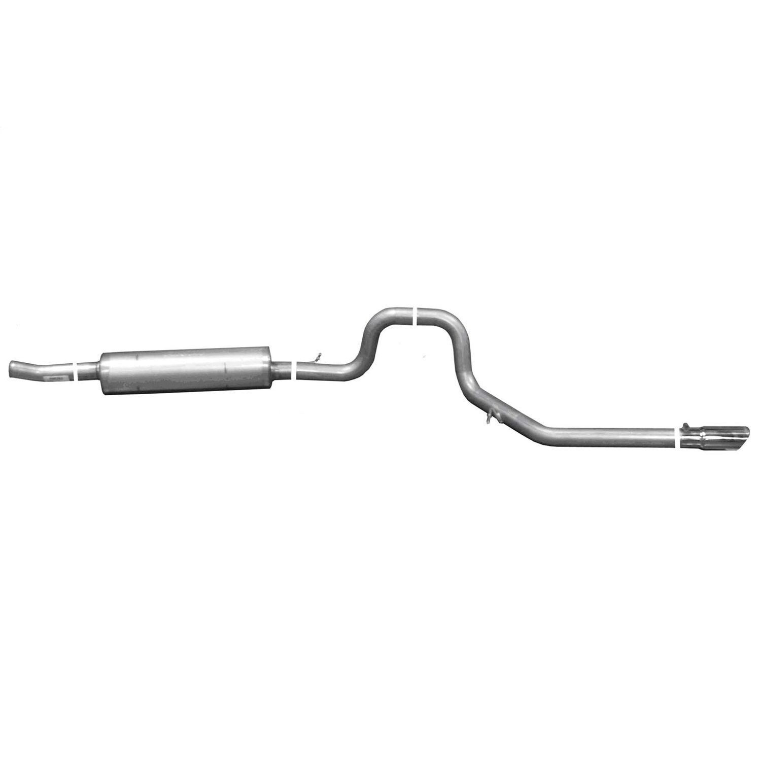 Cat-Back Single Exhaust System; Stainless