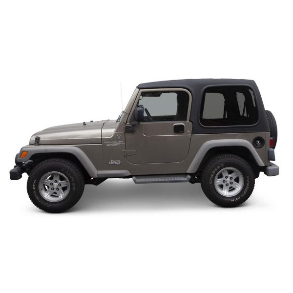 Hard Top - 1 Piece W/O Upper Doors - Textured Black