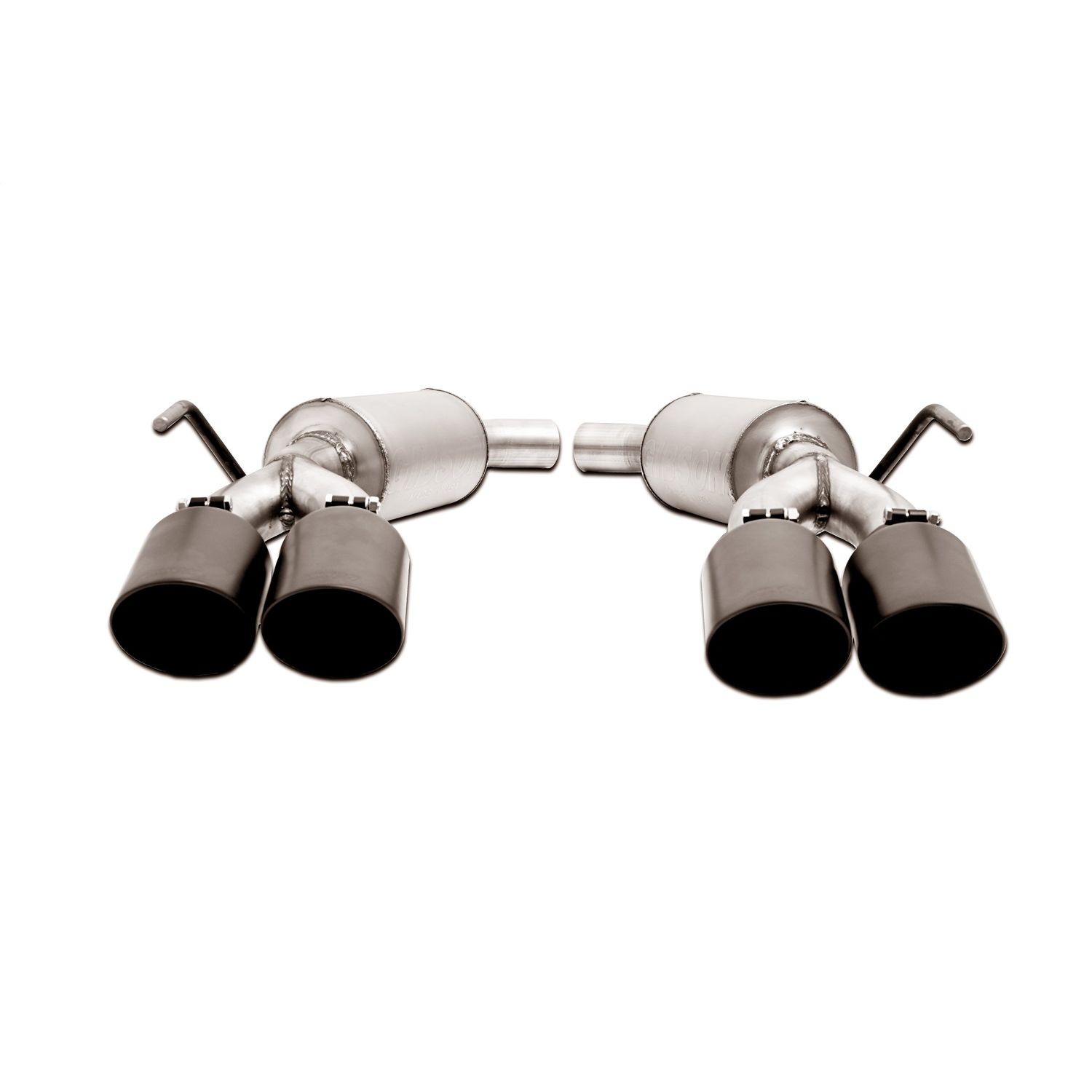 Black Elite Axle-Back Dual Exhaust System