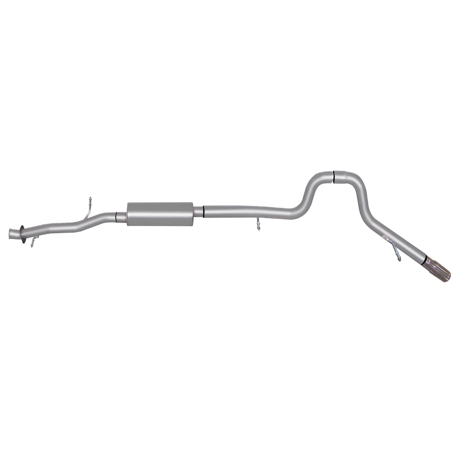 Cat-Back Single Exhaust System; Stainless