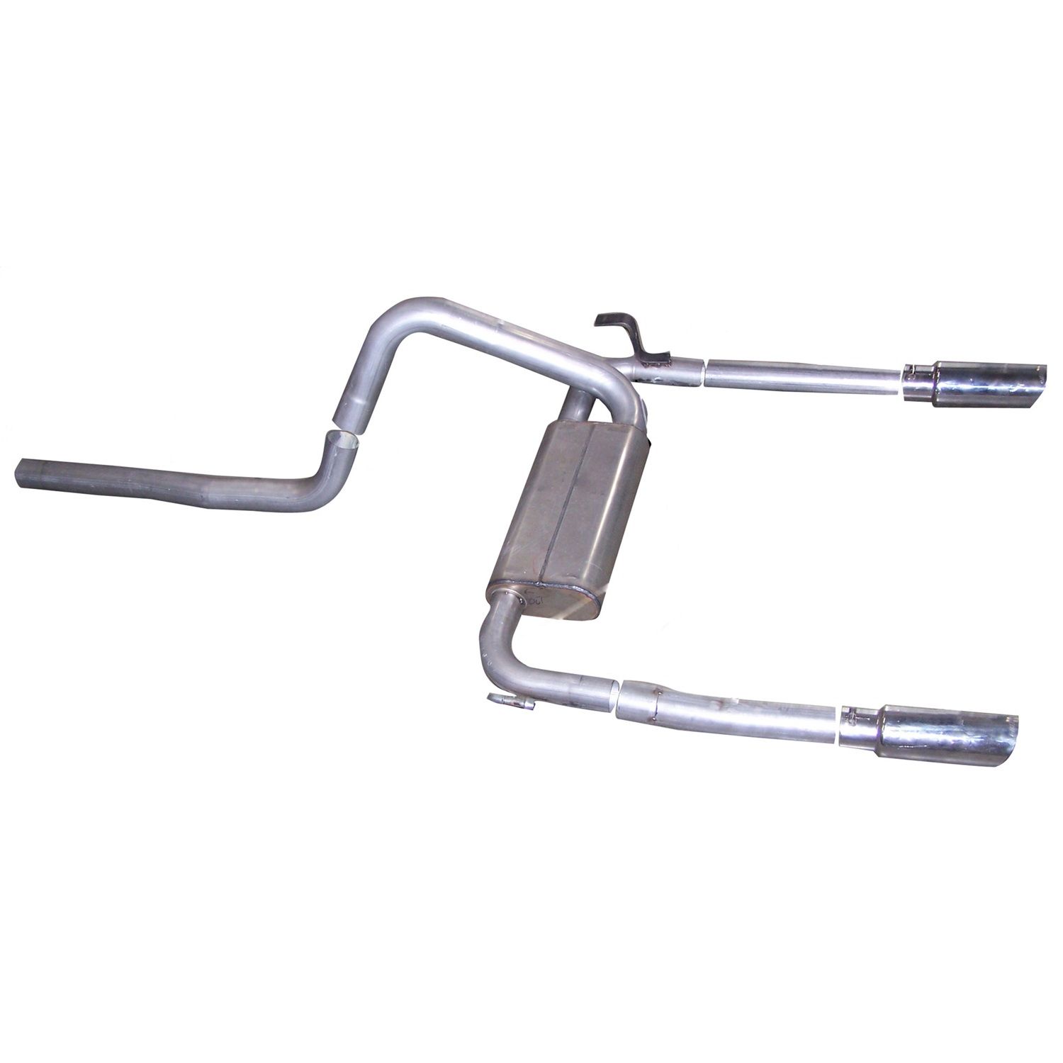 Cat-Back Dual Exhaust System; Stainless