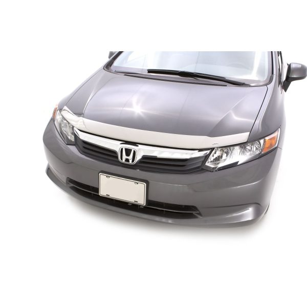 Auto Ventshade 620028 Aeroskin Flush Mount Chrome Hood Protector for 2012-2012 Honda Civic