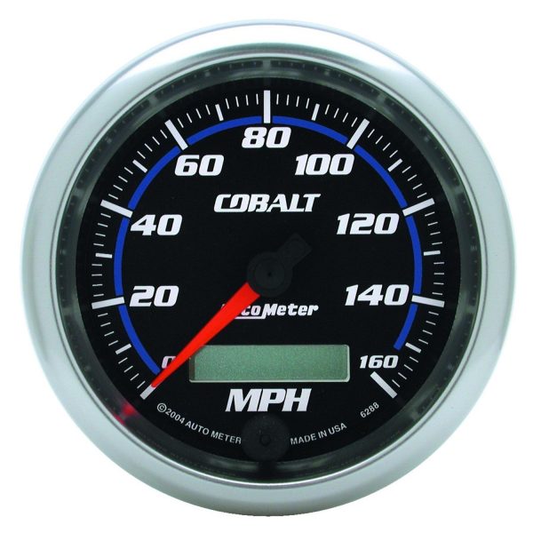 3-3/8 in. SPEEDOMETER, 0-160 MPH, COBALT