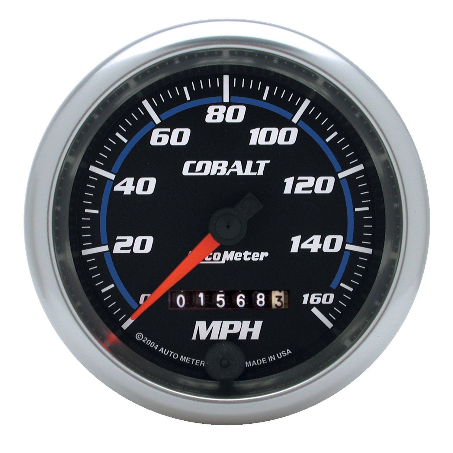 3-3/8 in. SPEEDOMETER, 0-160 MPH, COBALT