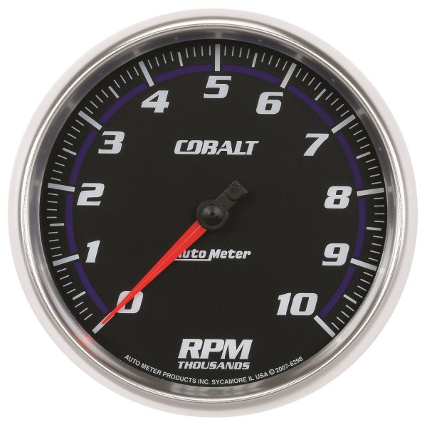 5 in. IN-DASH TACHOMETER, 0-10,000 RPM, COBALT