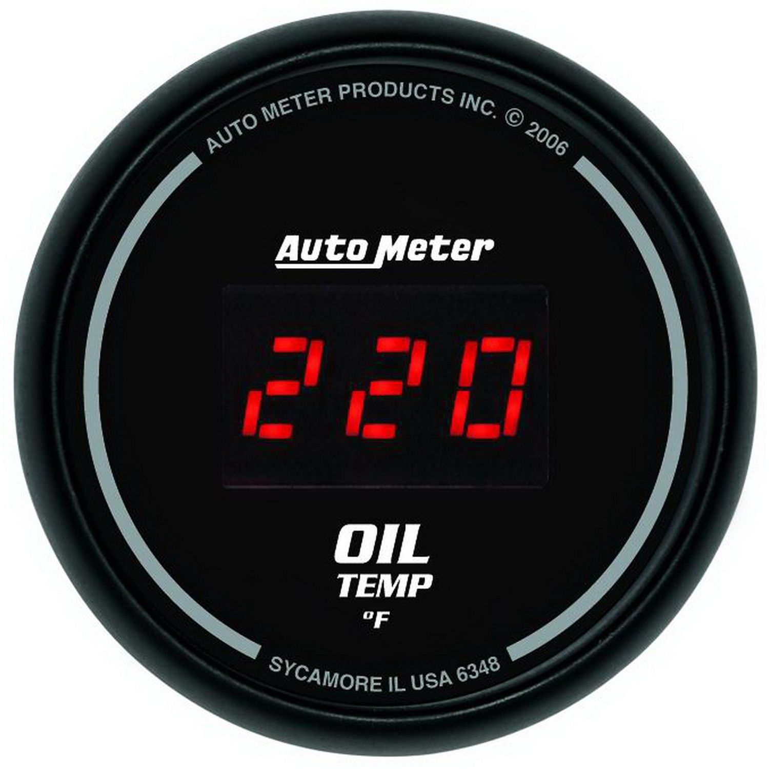 2-1/16 in. OIL TEMPERATURE, 0-340 Fahrenheit, SPORT-COMP DIGITAL