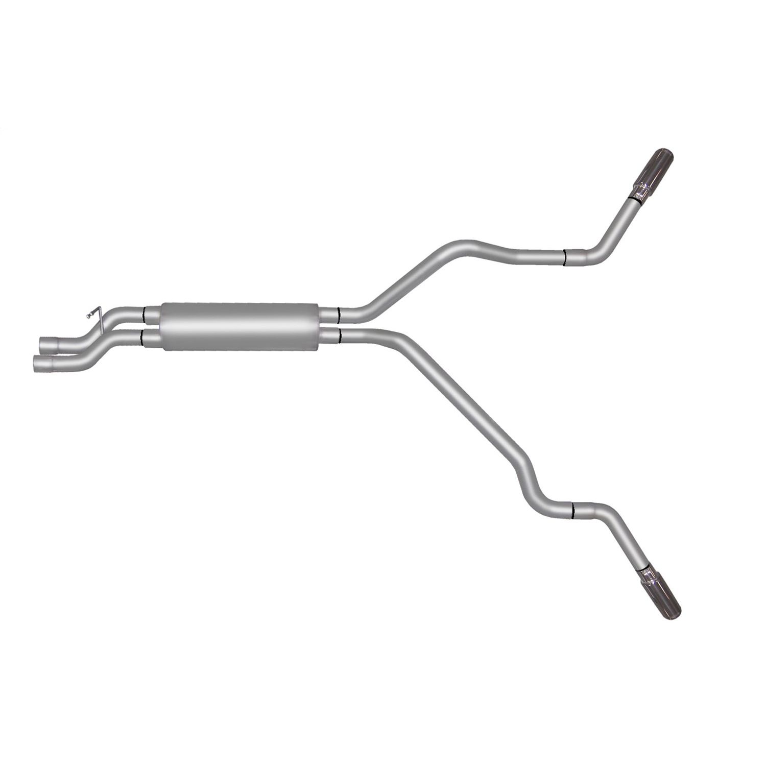 Cat-Back Dual Extreme Exhaust System; Stainless