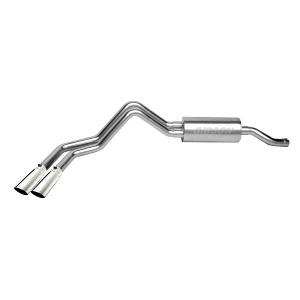 Cat-Back Dual Sport Exhaust System; Stainless