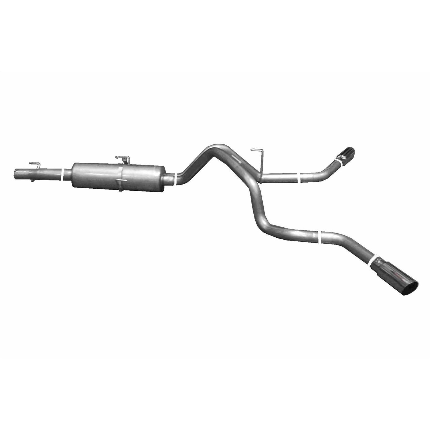 Cat-Back Dual Extreme Exhaust System; Aluminized