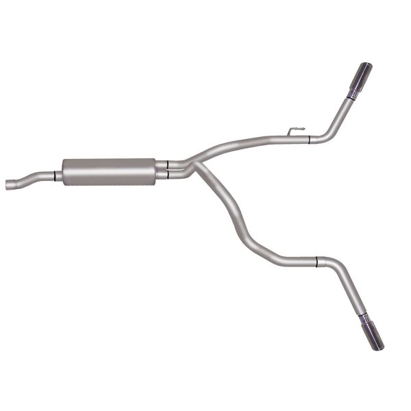 Cat-Back Dual Extreme Exhaust System; Aluminized