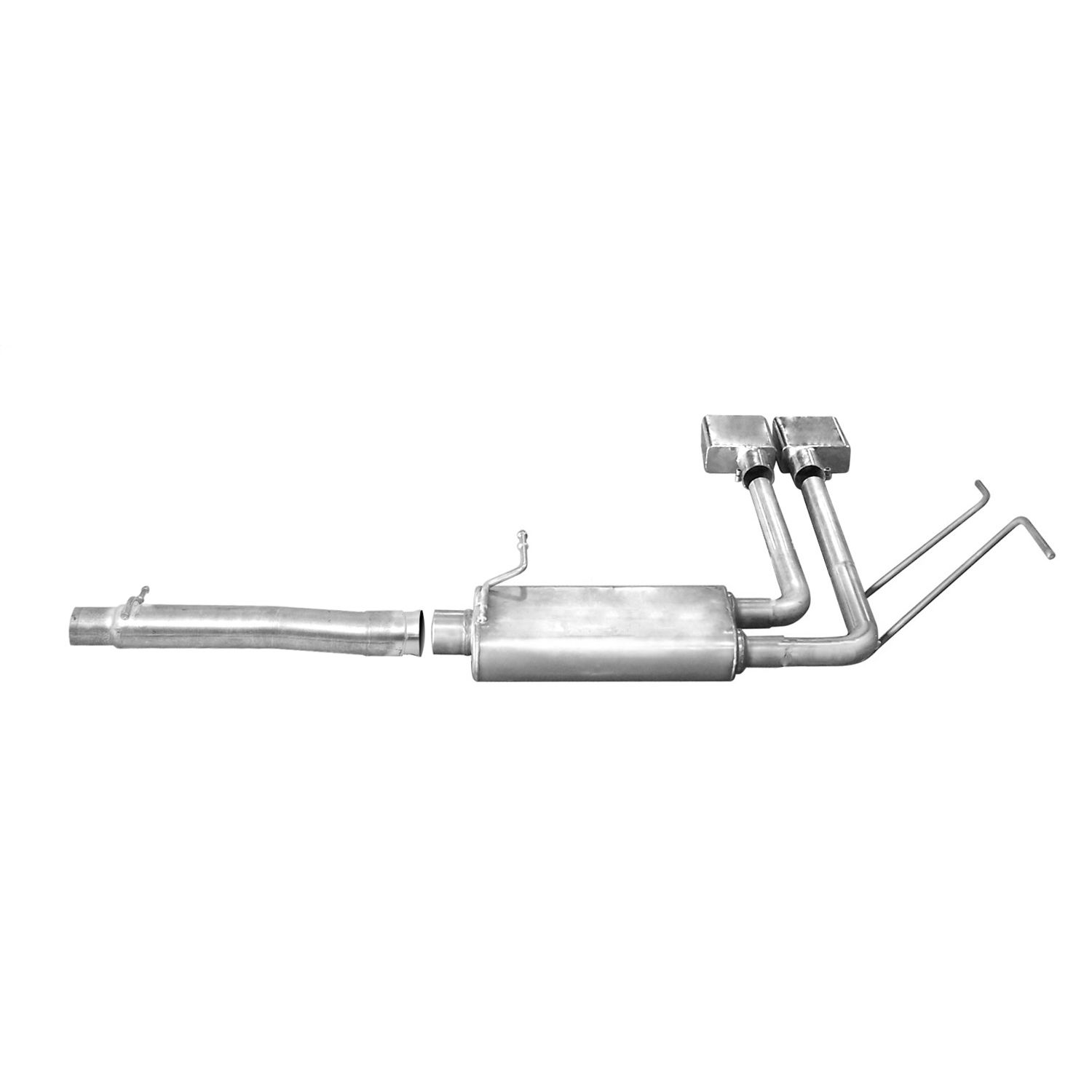 Cat-Back Super Truck Exhaust System; Stainless