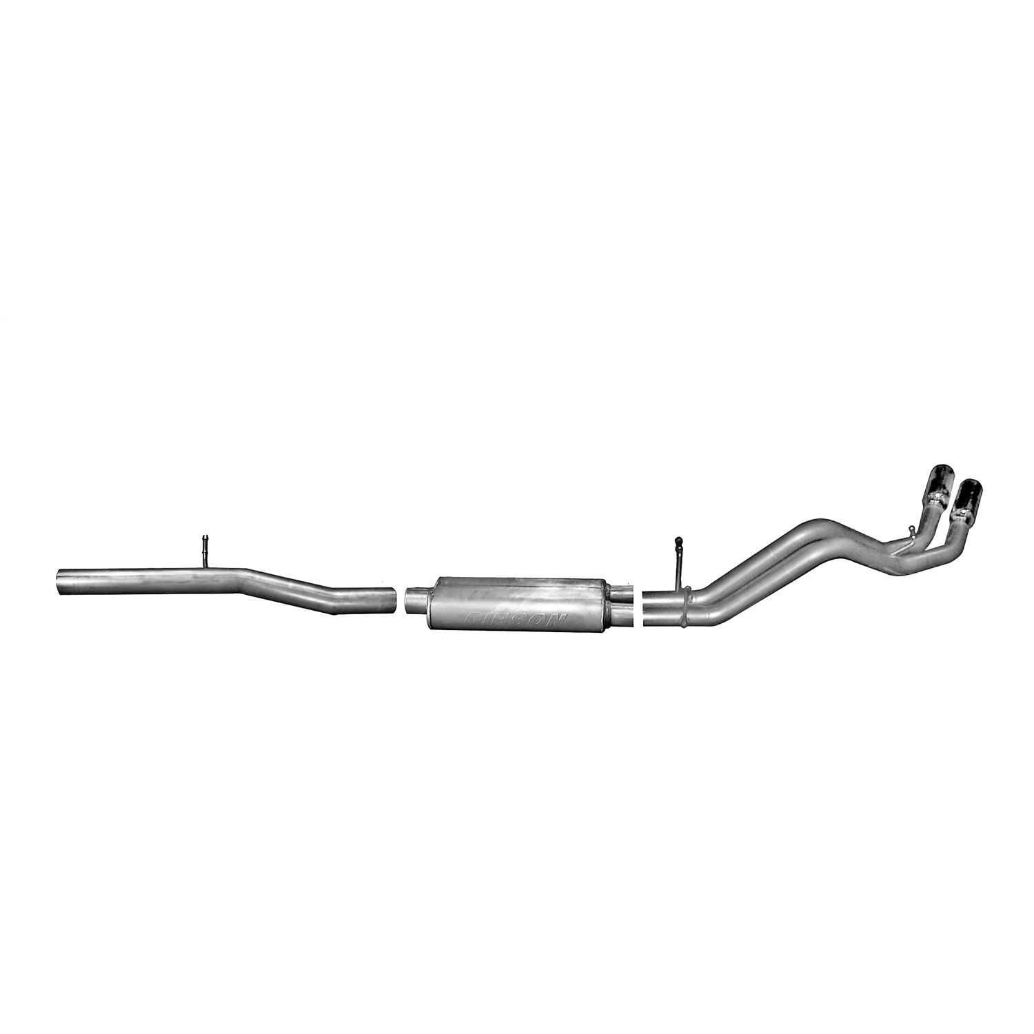 Cat-Back Dual Sport Exhaust System; Stainless