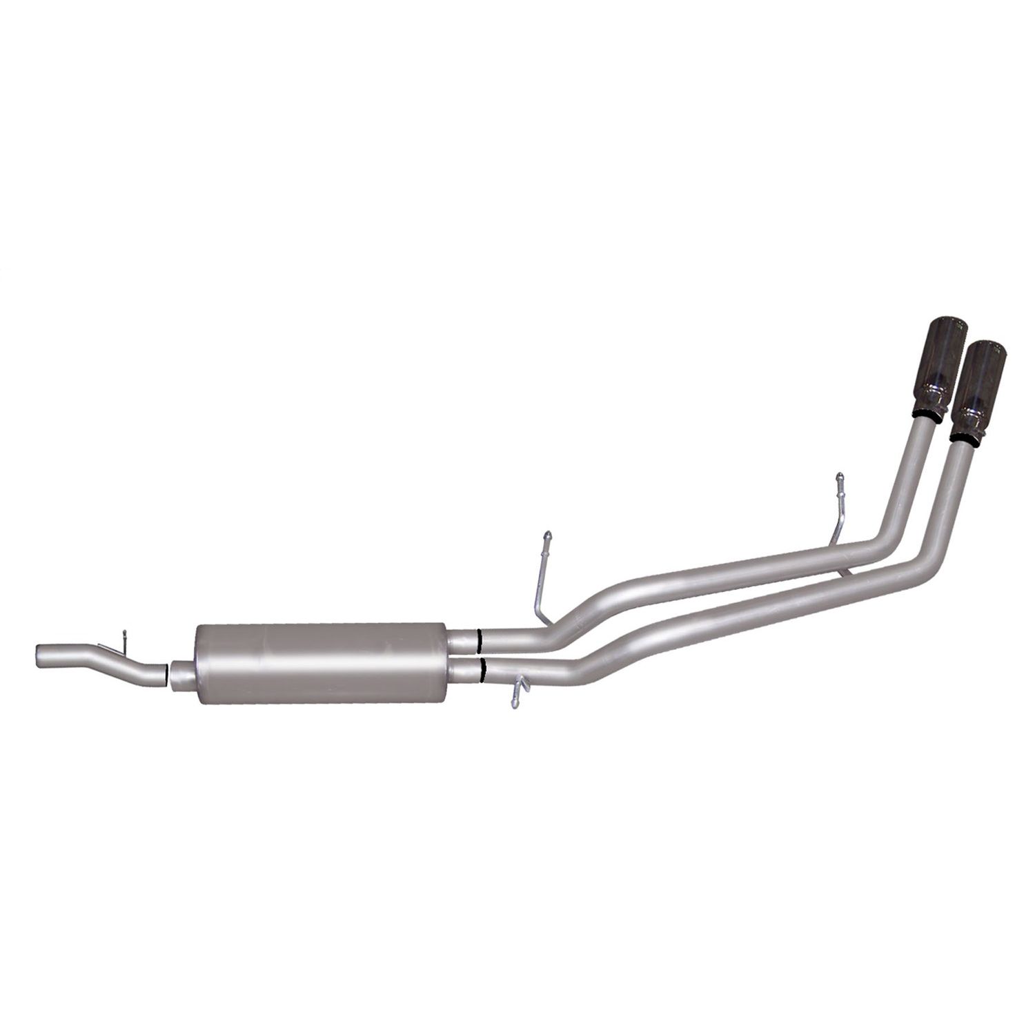 Cat-Back Dual Sport Exhaust System; Stainless