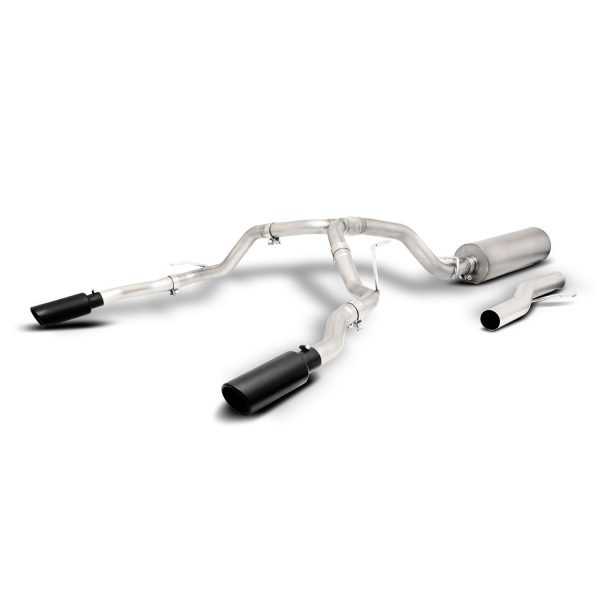 Black Elite Cat-Back Dual Split Exhaust System