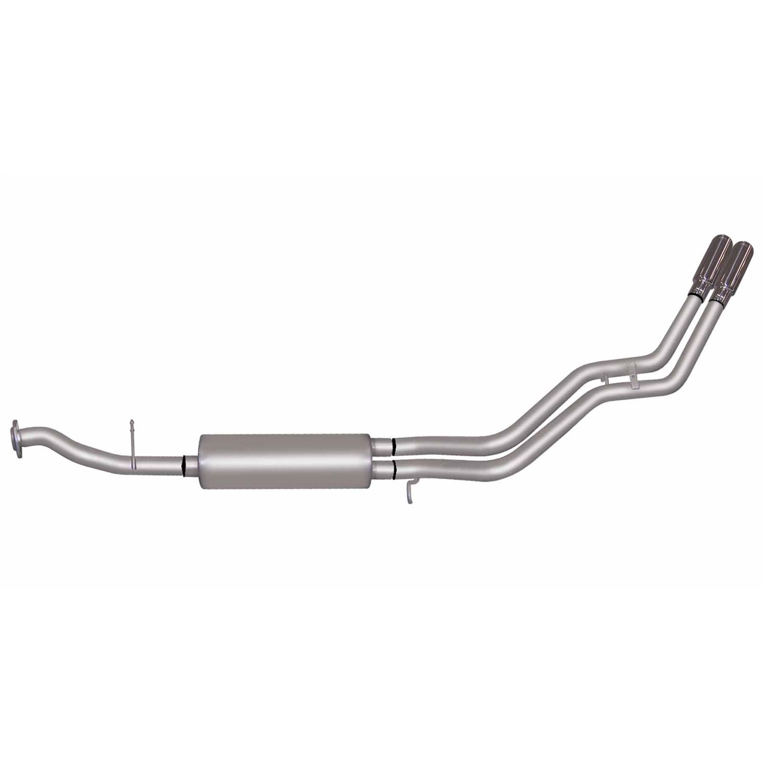 Cat-Back Dual Sport Exhaust System; Stainless