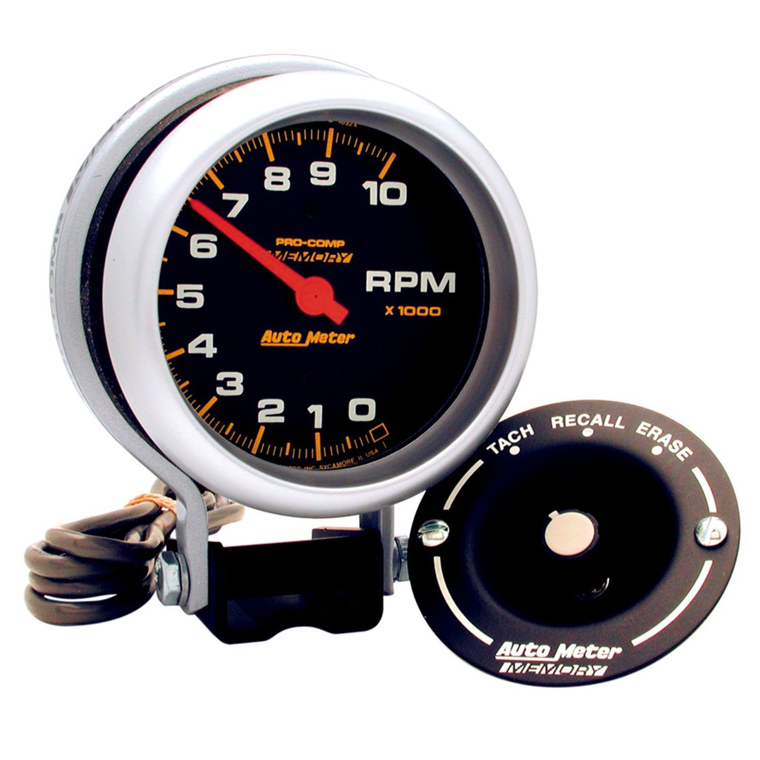 3-3/4 in. PEDESTAL TACHOMETER, 0-10,000 RPM, PRO-COMP