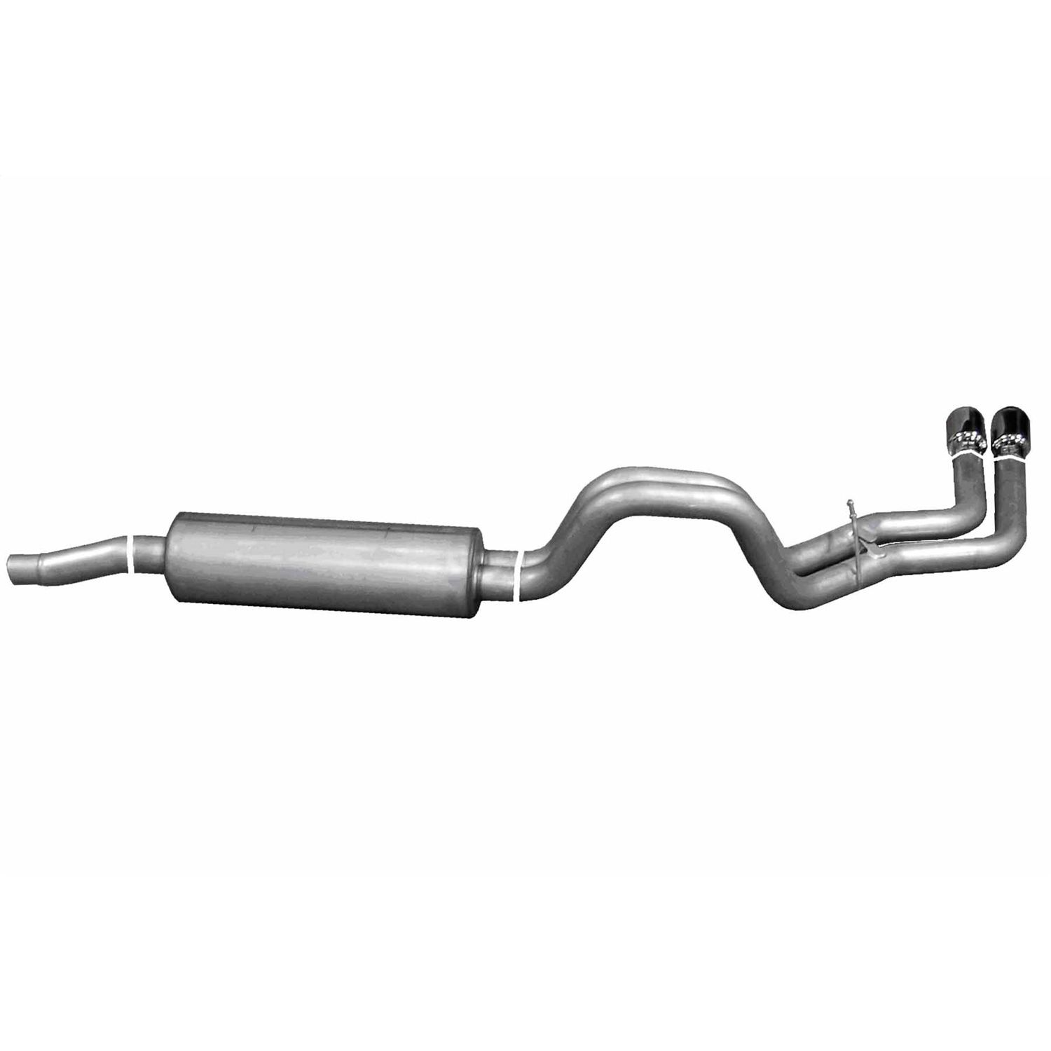 Cat-Back Dual Sport Exhaust System; Stainless