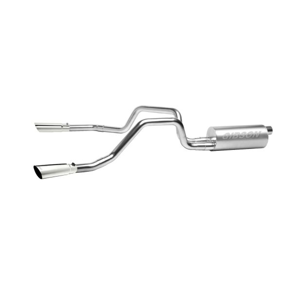 Cat-Back Dual Split Exhaust System; Stainless