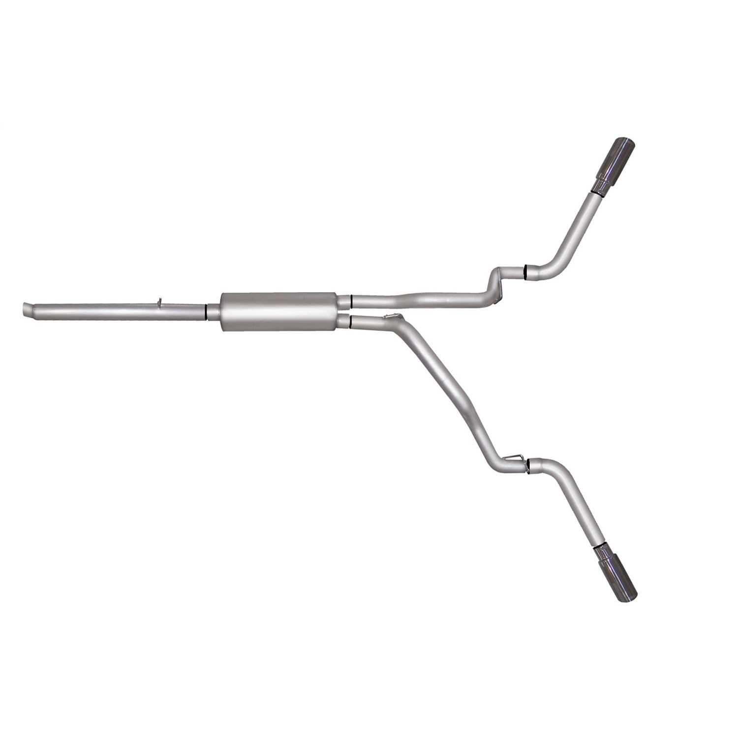 Cat-Back Dual Extreme Exhaust System; Stainless