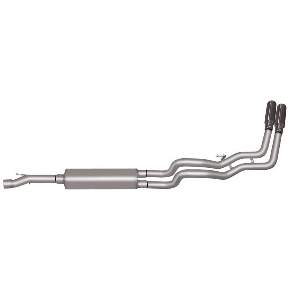 Cat-Back Dual Sport Exhaust System; Stainless