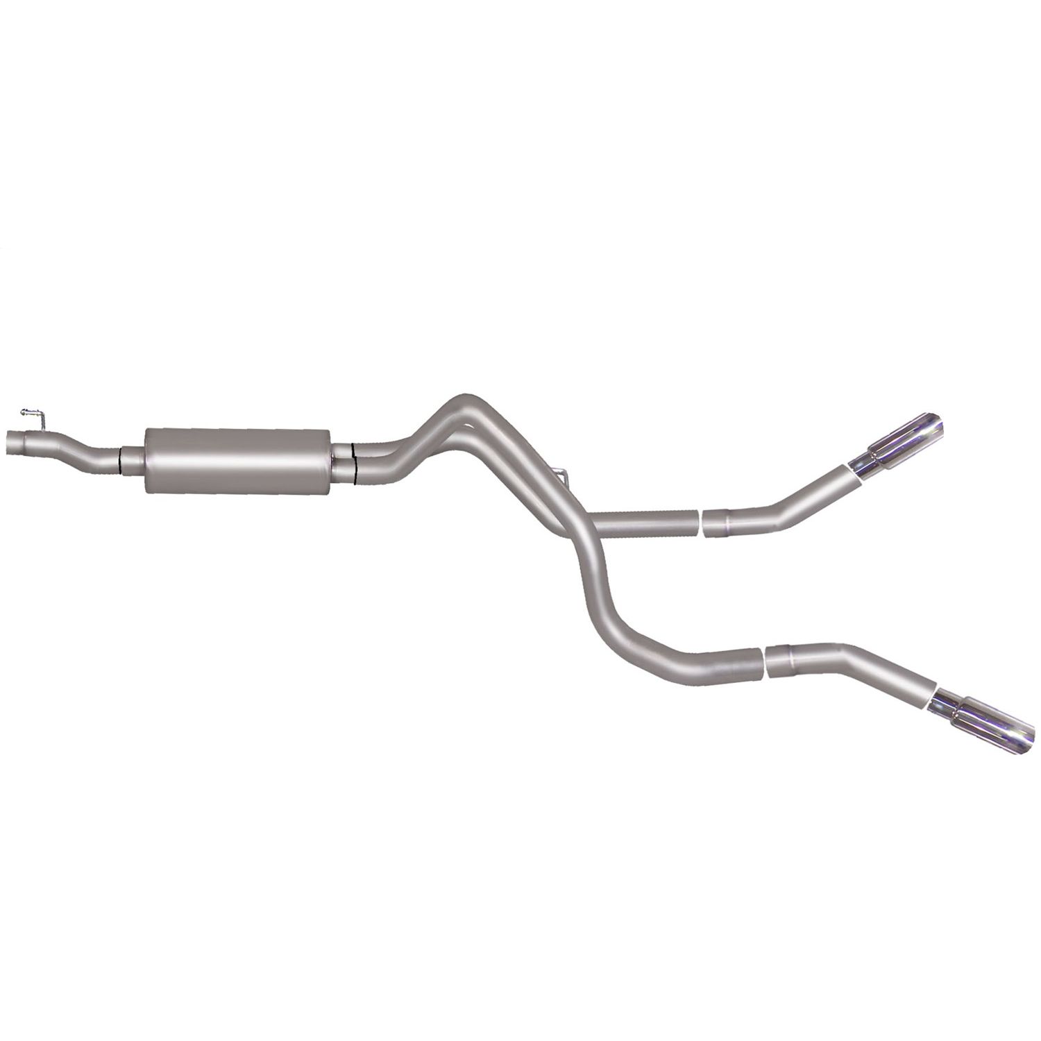 Cat-Back Dual Extreme Exhaust System; Stainless