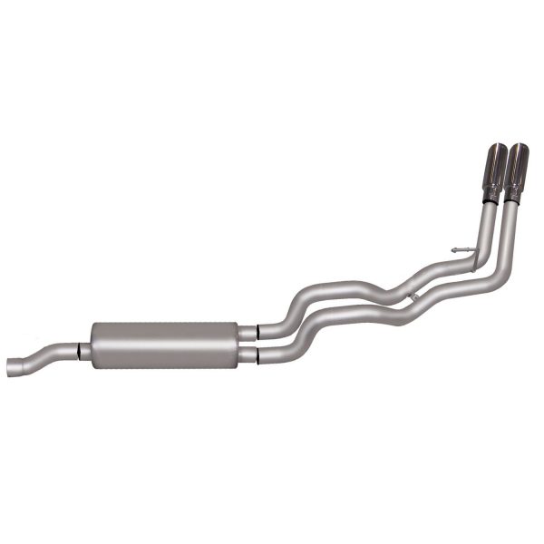 Cat-Back Dual Sport Exhaust System; Stainless