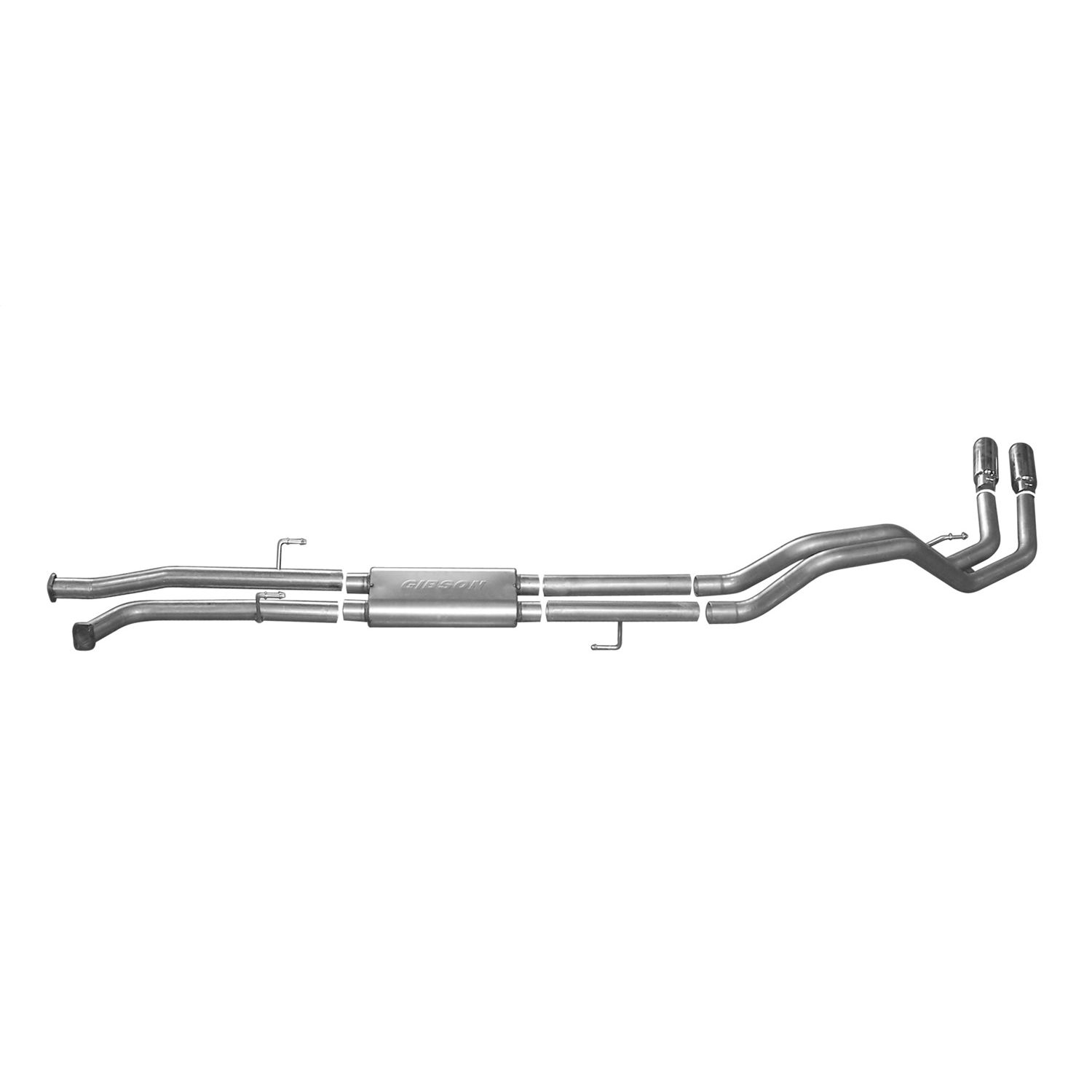 Cat-Back Dual Sport Exhaust System; Stainless