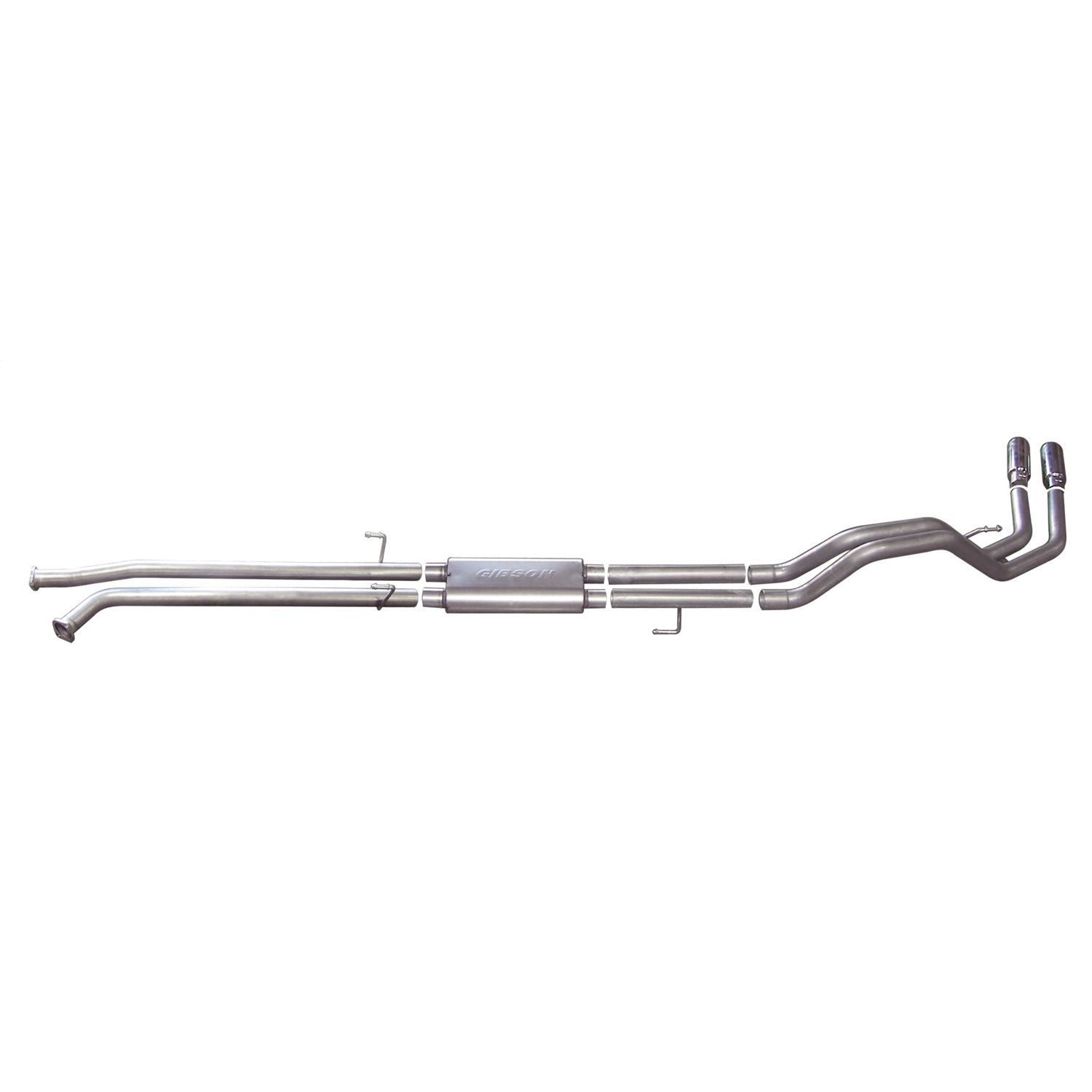 Cat-Back Dual Sport Exhaust System; Stainless