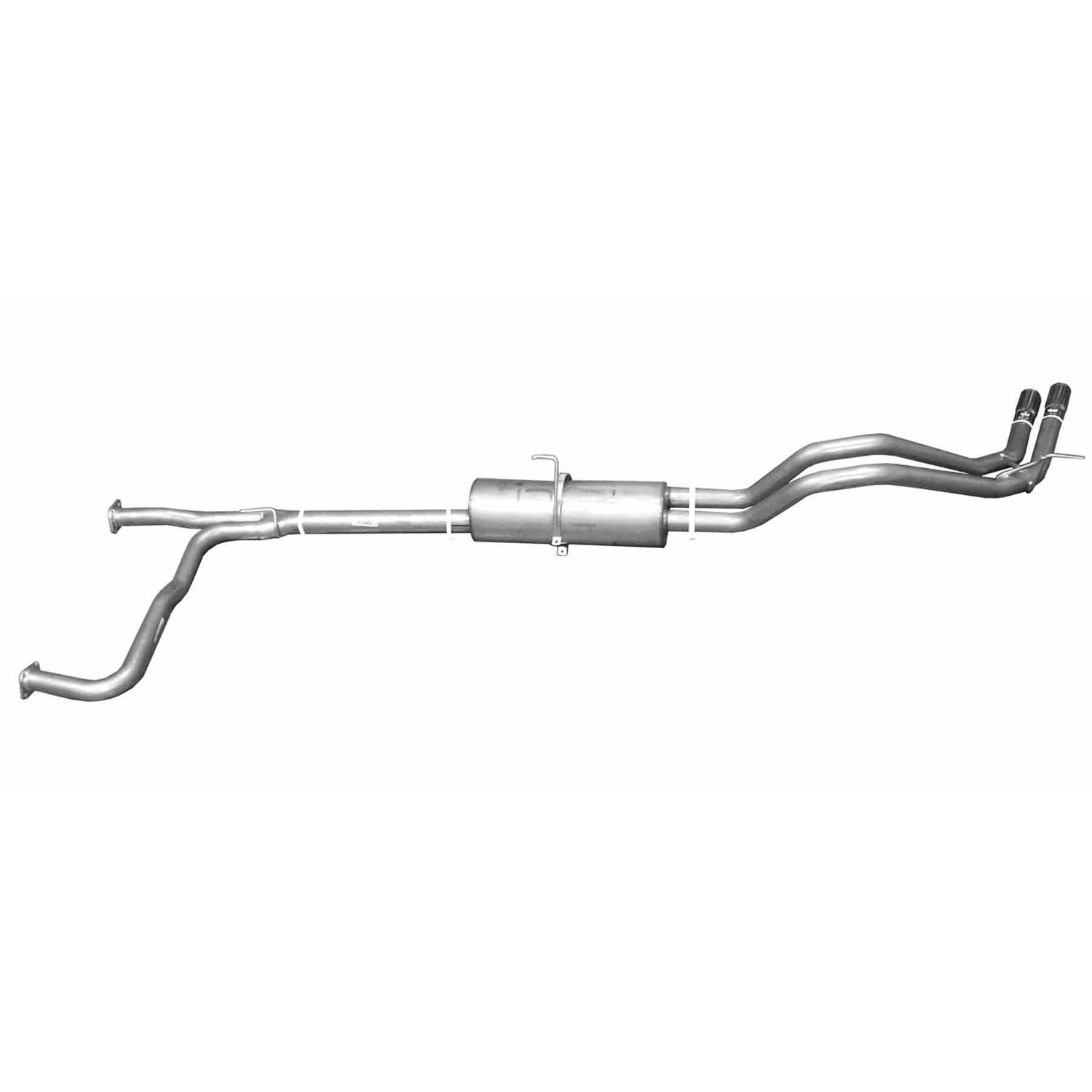 Cat-Back Dual Sport Exhaust System; Stainless