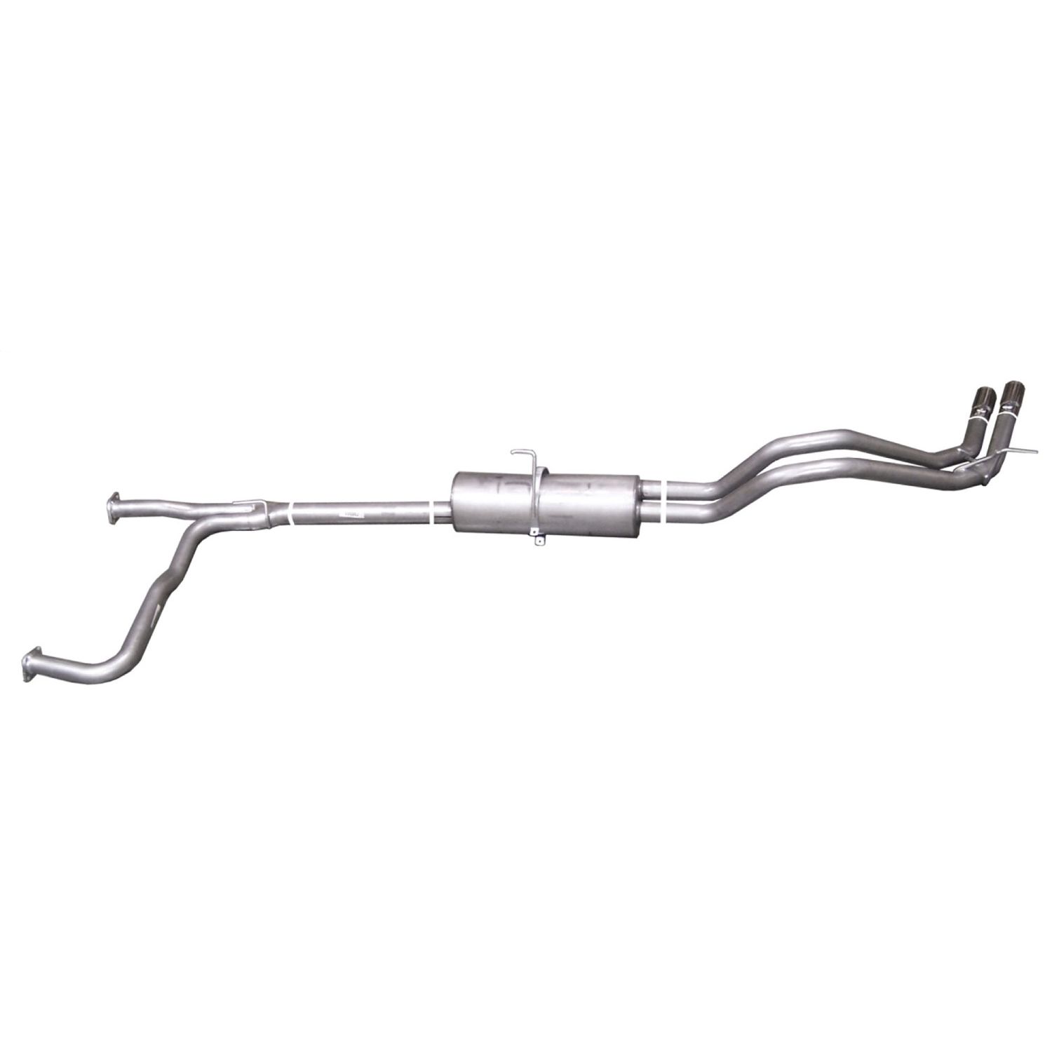 Cat-Back Dual Sport Exhaust System; Stainless