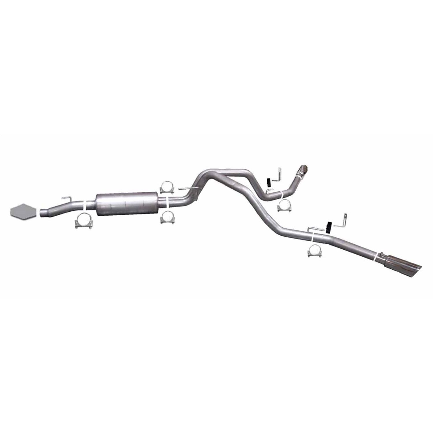 Cat-Back Dual Extreme Exhaust System; Stainless