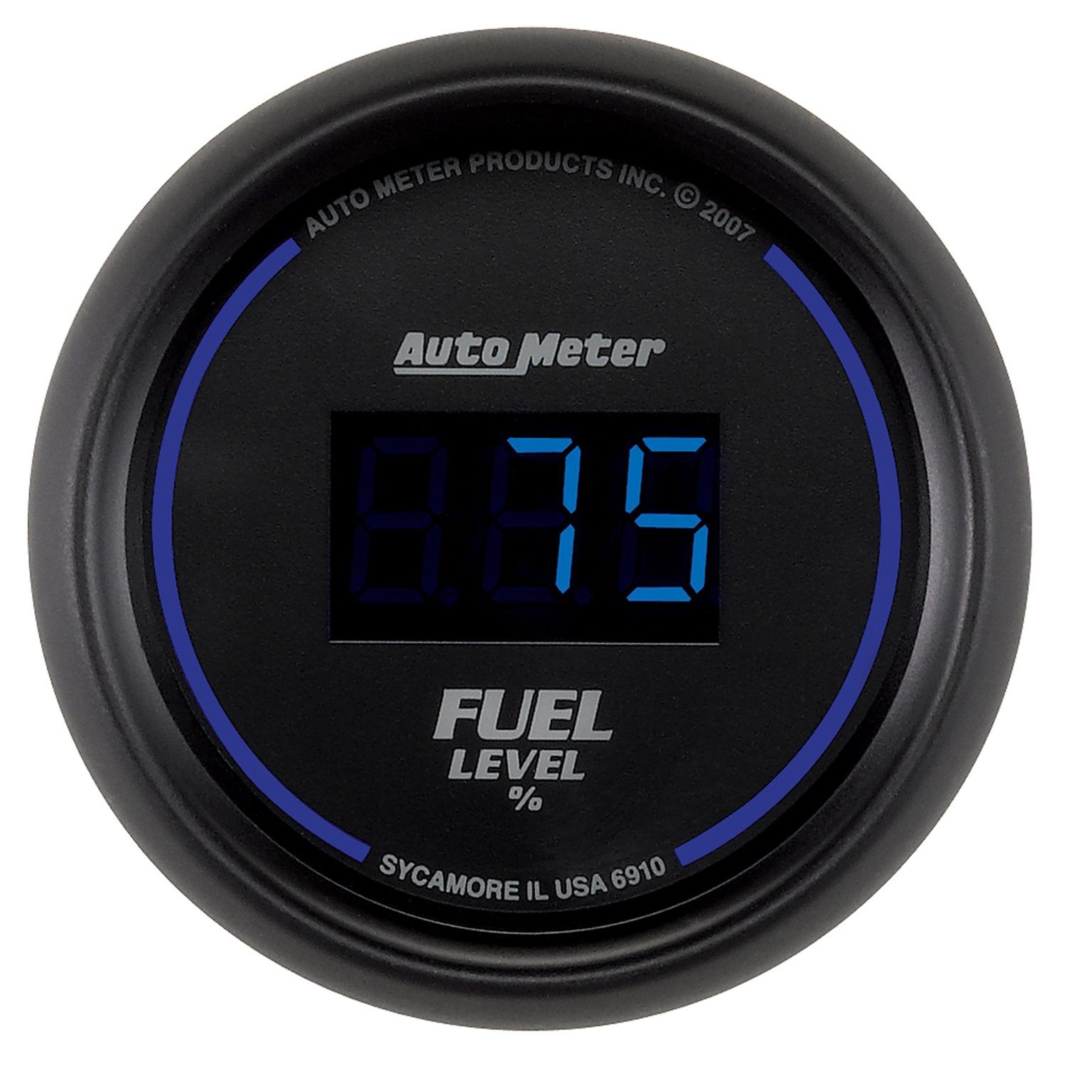 2-1/16 in. FUEL LEVEL, PROGRAMMABLE 0-280 O, DIGITAL BLACK