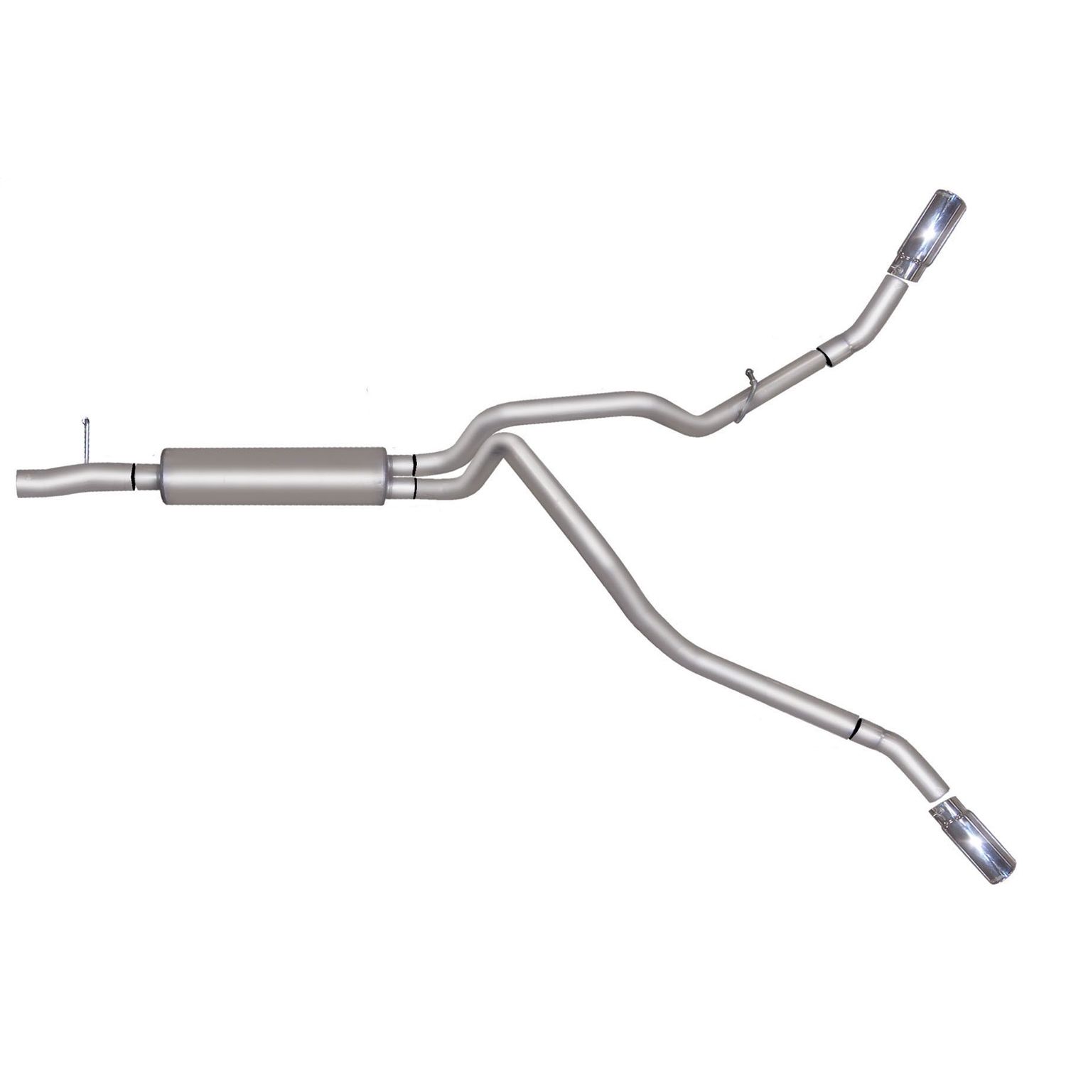 Cat-Back Dual Extreme Exhaust System; Stainless