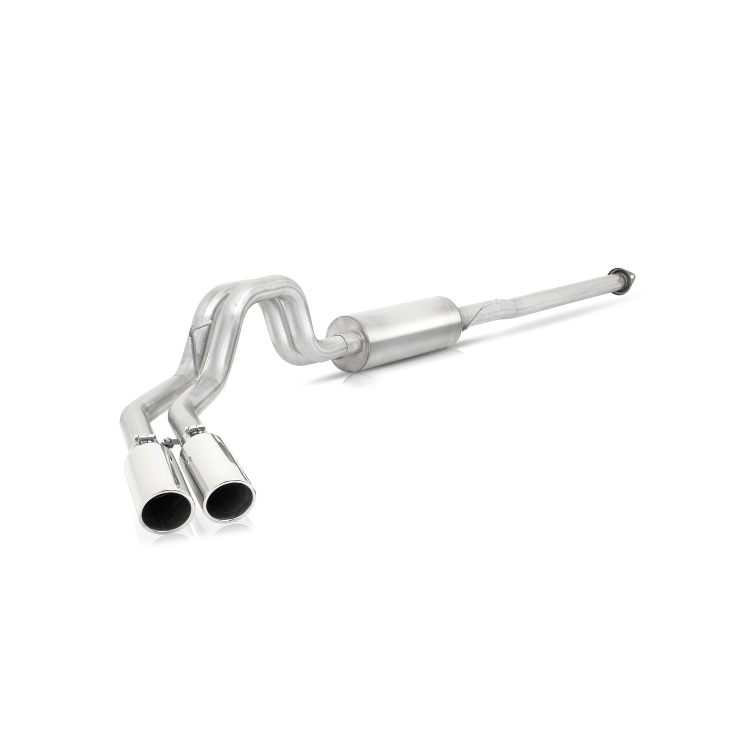 Cat-Back Dual Sport Exhaust System; Stainless