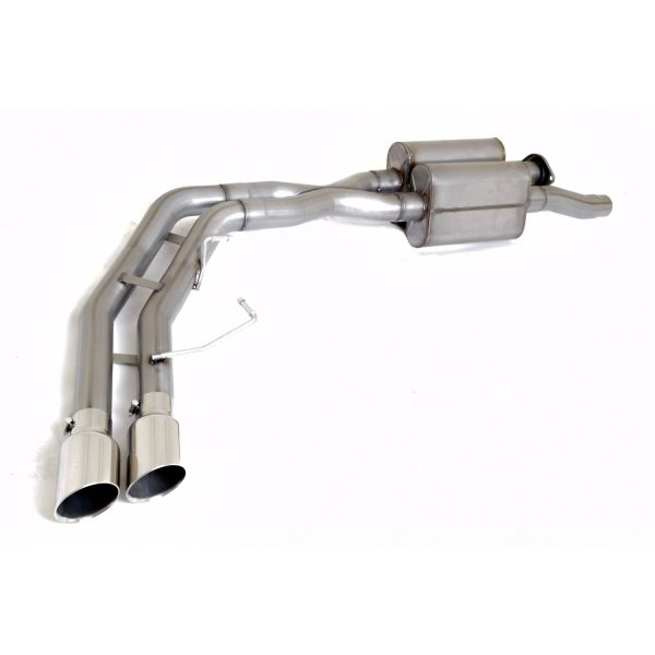 Cat-Back Super Truck Exhaust System; Stainless