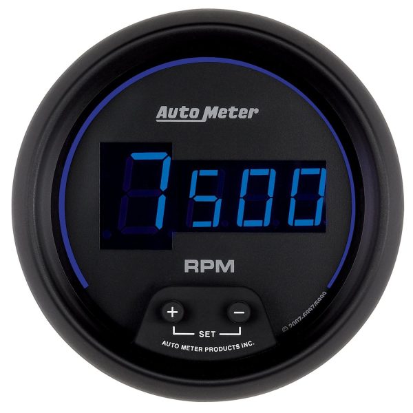 3-3/8 in. IN-DASH TACHOMETER, 0-10,000 RPM, COBALT DIGITAL