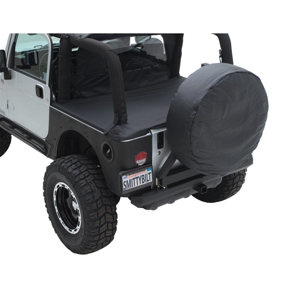 Tonneau Cover - For Oem Soft Top W/ Channel Mount - Denim Black